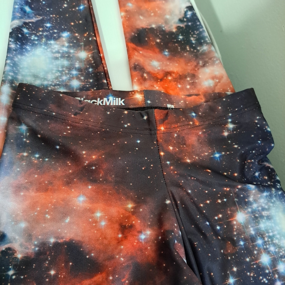 BlackMilk Red Galaxy Leggings ❤️ M